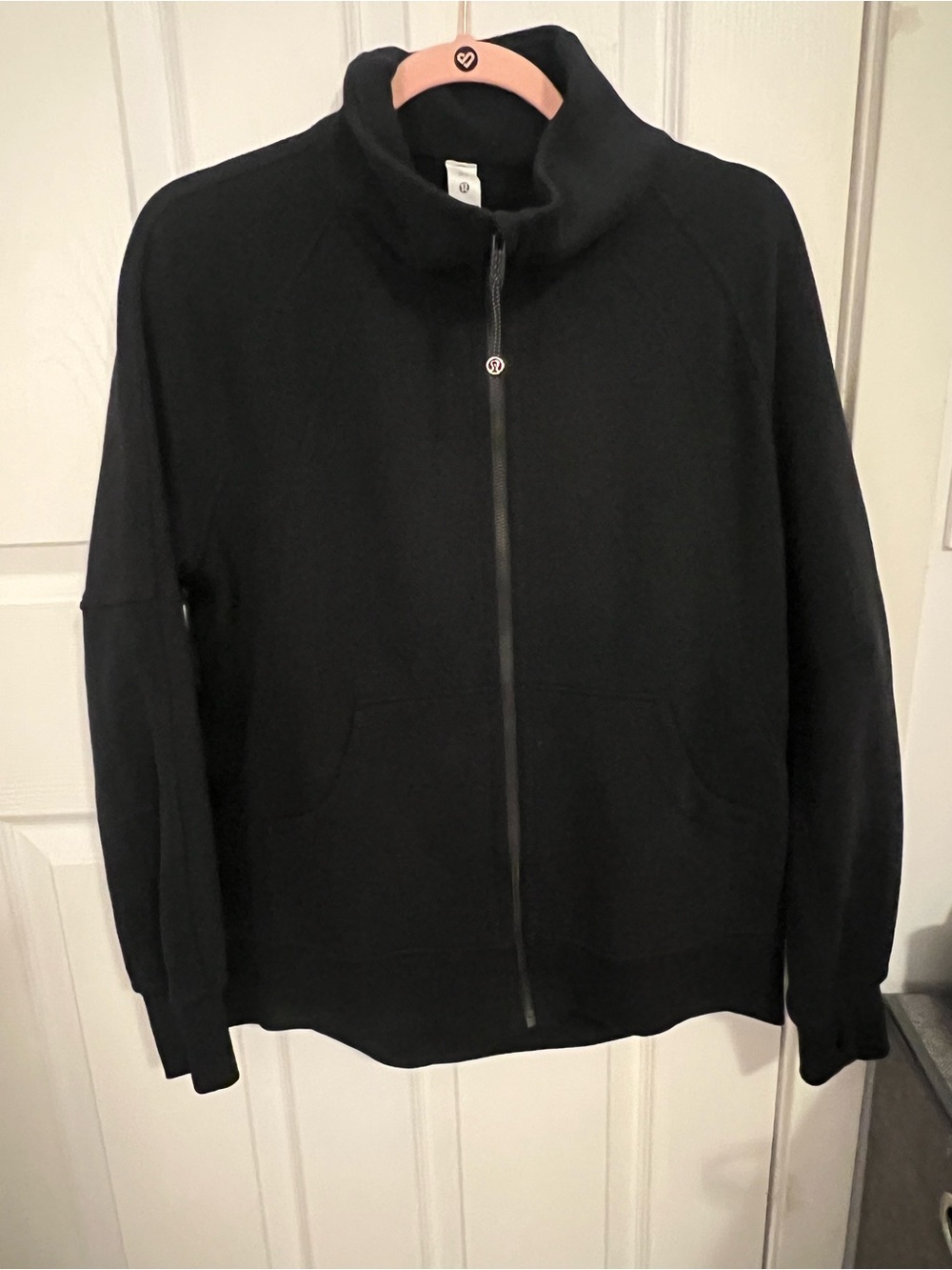 lululemon Scuba Oversized Funnel-Neck Full Zip (NWOT) Black, XS/S *fits larger